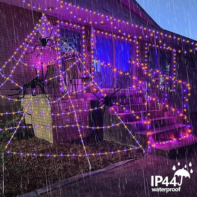 YEGUO 165ft 500 LED Halloween Lights Outdoor Waterproof - Image 6