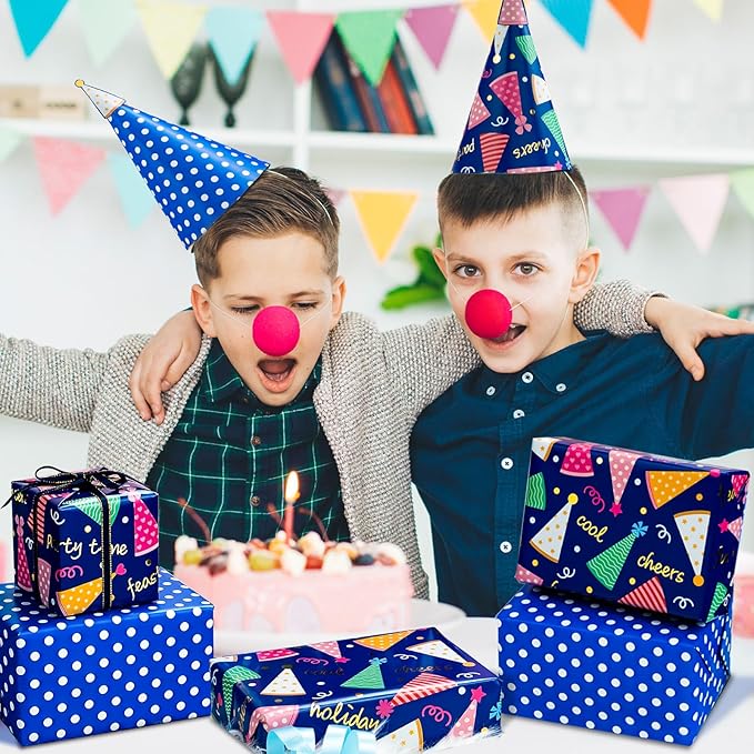 Yarcony Boys Birthday Wrapping Paper Roll - Image 4