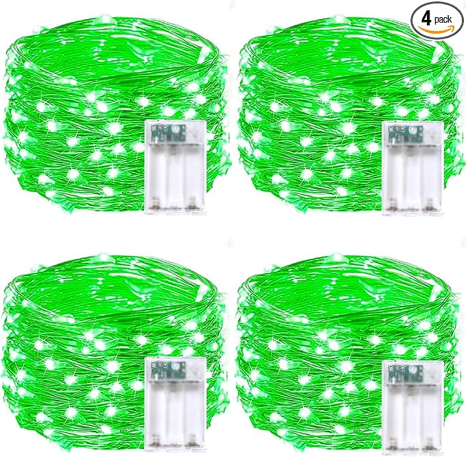 4 Pack 50 LED Fairy Lights Battery Operated by EXF