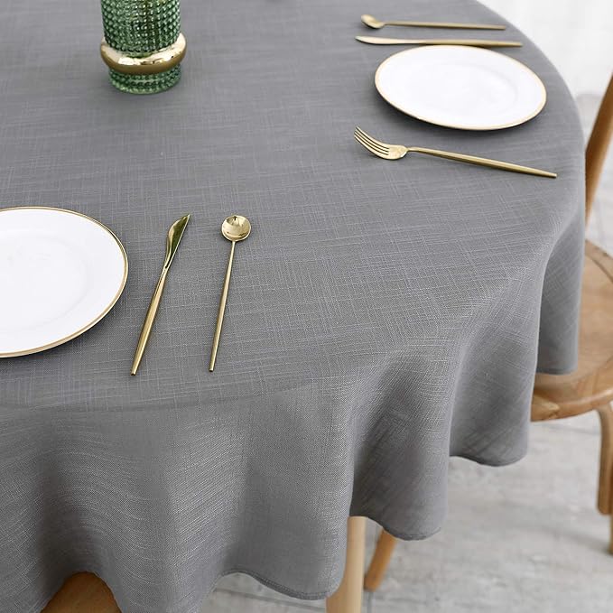 maxmill Lux Faux Linen Tablecloth - Image 8