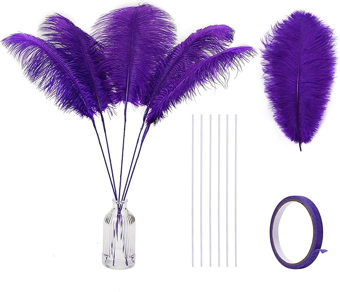 Holmgren Purple Large Ostrich Feather by Holmgren