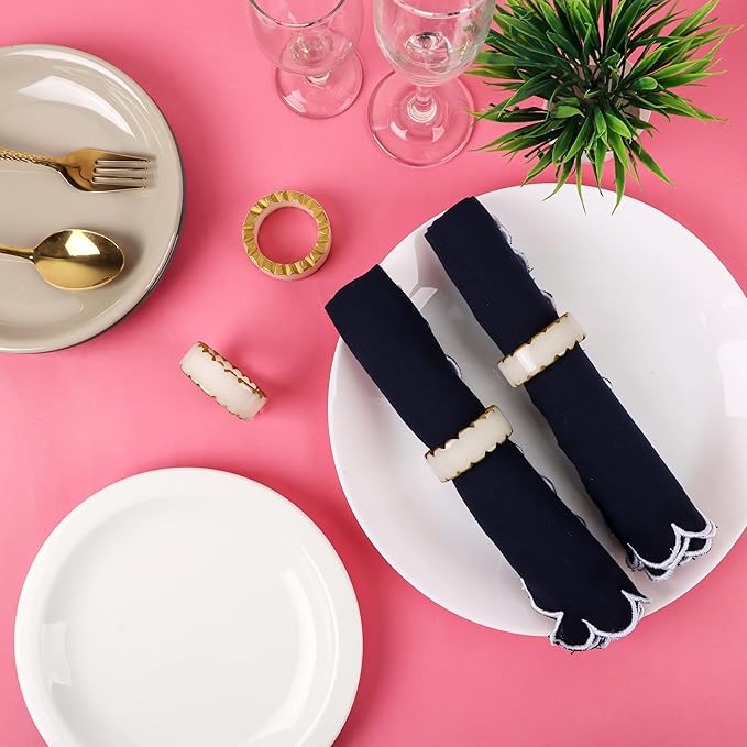 Epoxy Resin Napkin Rings Set of 12 - Image 5