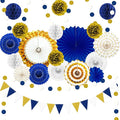 Blue and Gold Party Decorations by Marwey