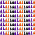 8P Purple Black 0range Foil Fringe Metallic Tassel Streamers Banner Tassel by HYSILLA
