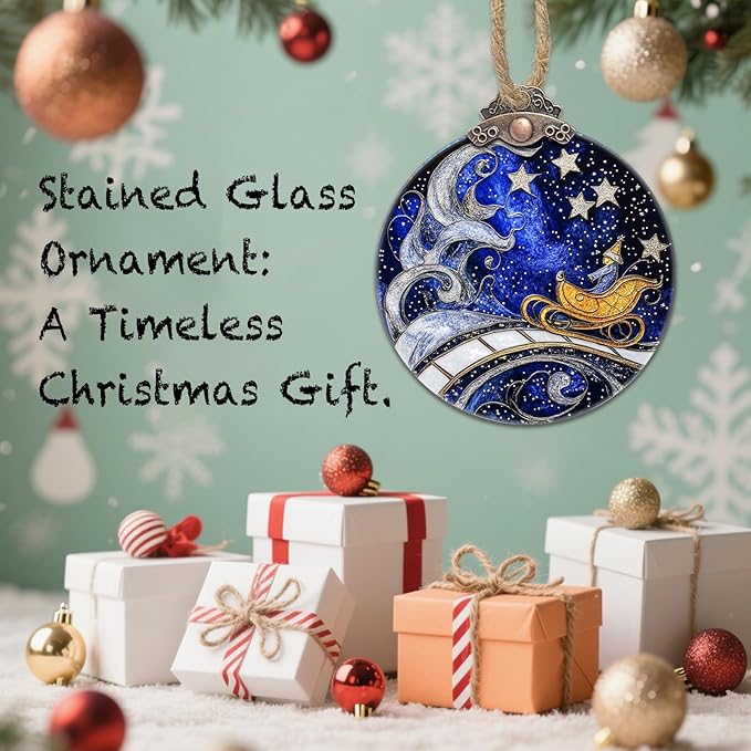 Stained Glass Christmas Decorations - Image 7