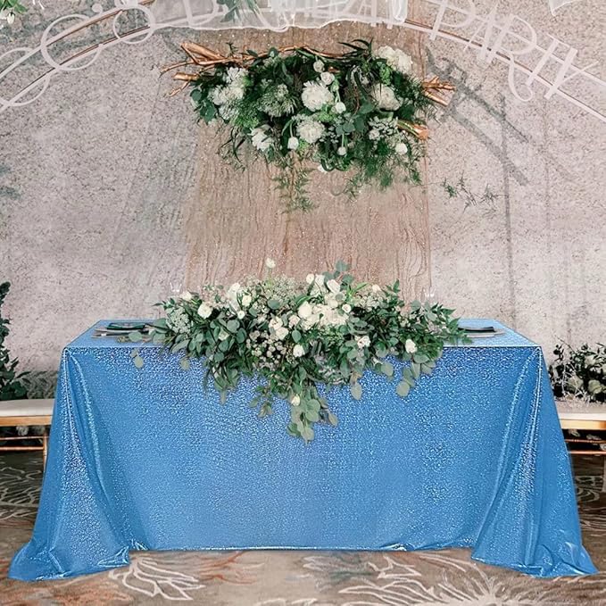 Fitable Sequin Tablecloth for Parties 60x120 Inch by Fitable
