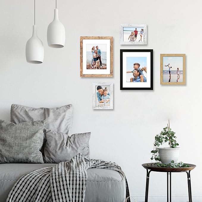 11x14 Picture Frame Set of 4, High Definition Tempered Glass 11 x 14 Frames - Image 2