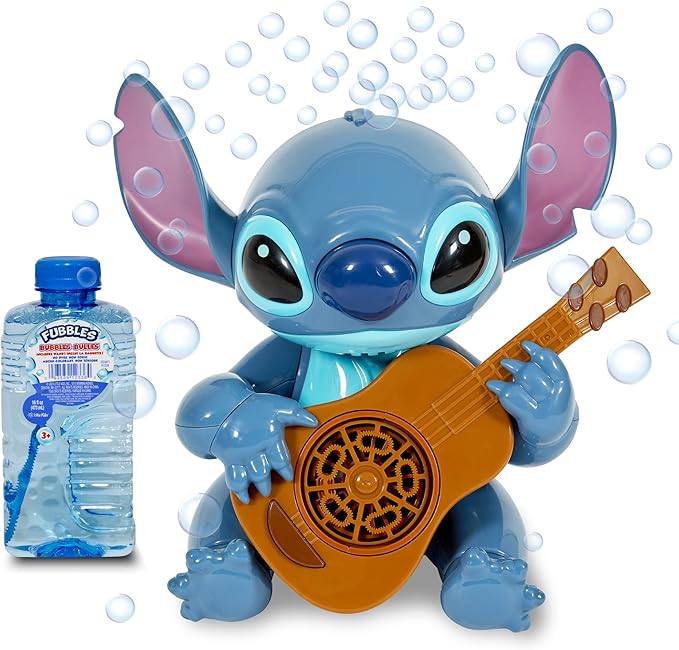 Stitch NO Spill Musical Bubble Machine | Bubble Toy by LittleKids