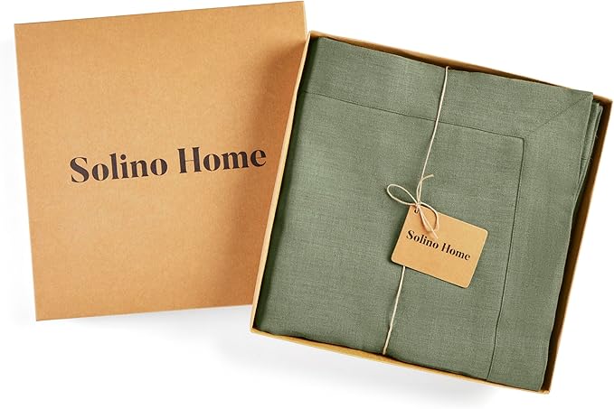 Solino Home Linen Tablecloth 60 x 120 Inch - Image 5