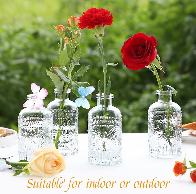 Glass Bud Vases in Bulk, Small Glass Vases - Image 3