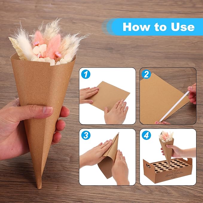 PATIKIL Wedding Confetti Cones - Image 3