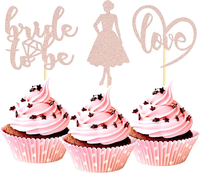 Sotpot 24PCS Bride to Be Cupcake Toppers by Sotpot