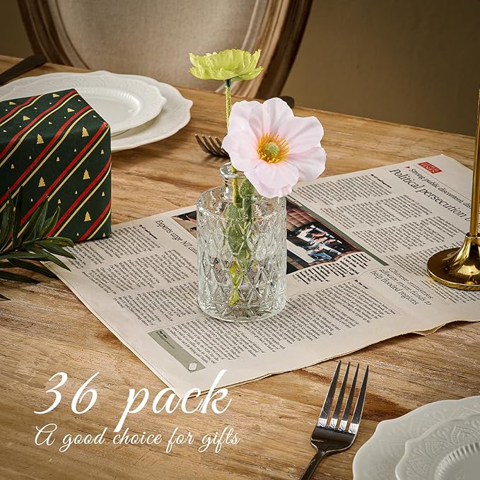 Glass Bud Vase Set of 36 Pcs Small Minimalist Vases - Image 3