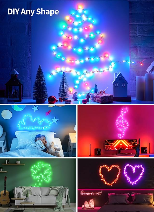 Moonflor 10FT Fairy Lights Color Changing - Image 8