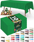 Pureegg Plastic Table Cloth Disposable 10 Pack, 54 x 108 Inch Table Cloths by Pureegg