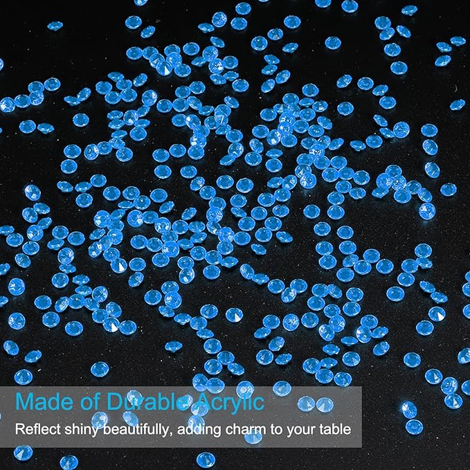 PATIKIL 10000 Pcs Wedding Table Scatter Confetti Crystals 4.5mm Acrylic - Image 3