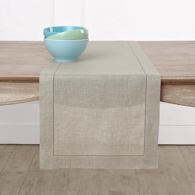 Solino Home Linen Natural Table Runner 48 Inches by SolinoHome
