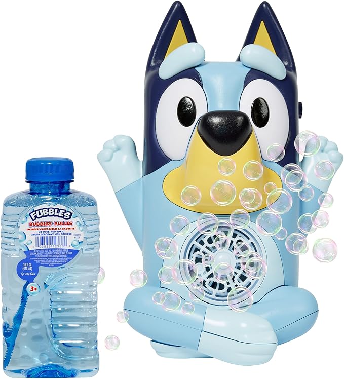 BLUEY NO Spill Musical Bubble Machine | Bubble Toy by LittleKids