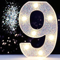 Pooqla Marquee Light up Numbers, Lighted Numbers by Pooqla