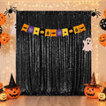Poise3EHome 6FT x 8FT Black Sequin Photography Backdrop Curtain by Poise3EHome