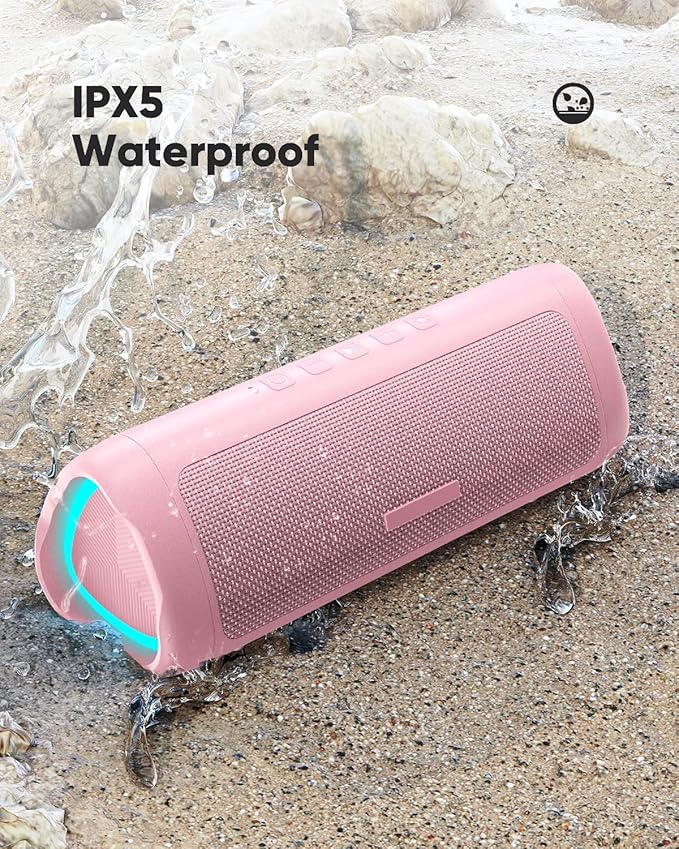 Bluetooth Speaker with HD Sound, Portable Wireless, IPX5 Waterproof, TWS Pairing - Image 7