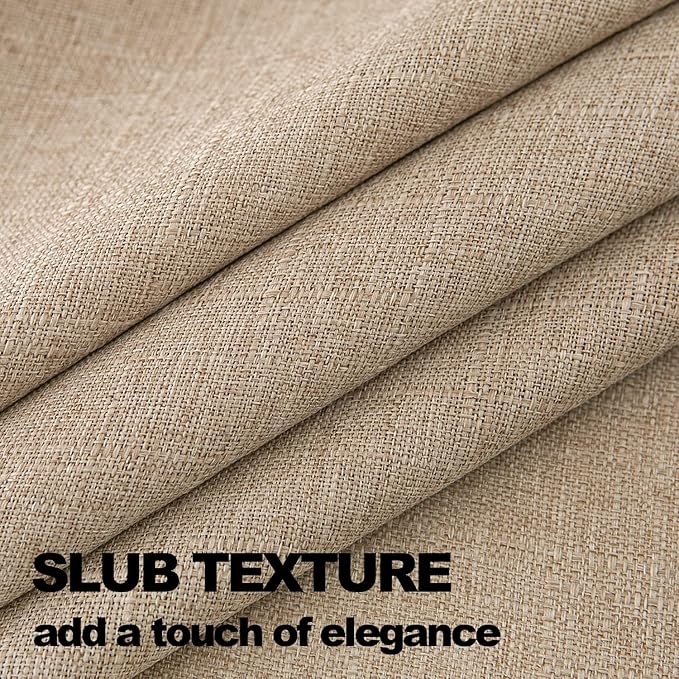 NLMUVW Square Burlap Table Cloth 54 x 54 Inch, Linen Tablecloth Water Resistant - Image 3
