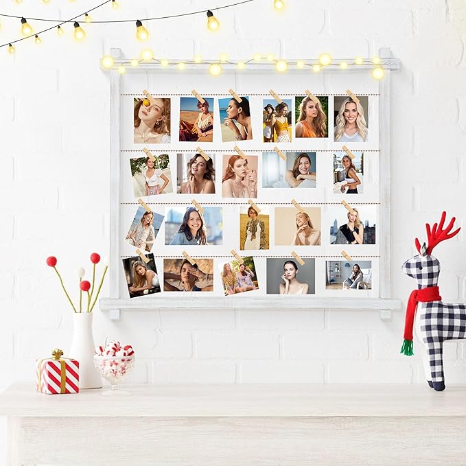 Collage Picture Frame, Photo Display Board, Hanging Pictures Frames - Image 4