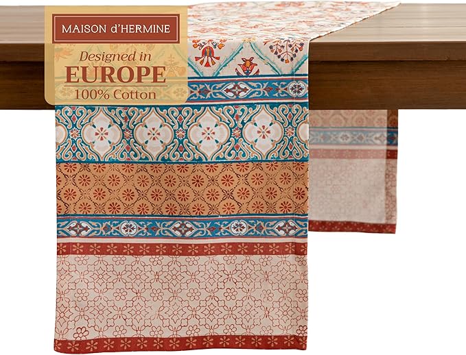 Maison d' Hermine Table Runner 100% Cotton Single Layer Table Runners 108 by MaisondHermine