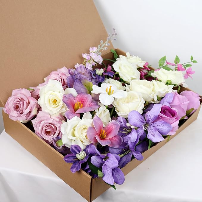 Artificial Flowers Bouquets for Bridal Wedding Home Decor Fake Floral - Image 8