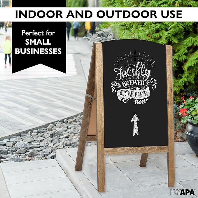 Ilyapa A-Frame Chalkboard Sidewalk Sign - Image 3