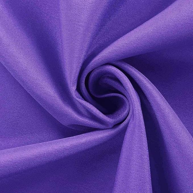 Efavormart Round Tablecloth, 132 Inch Stain & Wrinkle Resistant Washable Table - Image 3