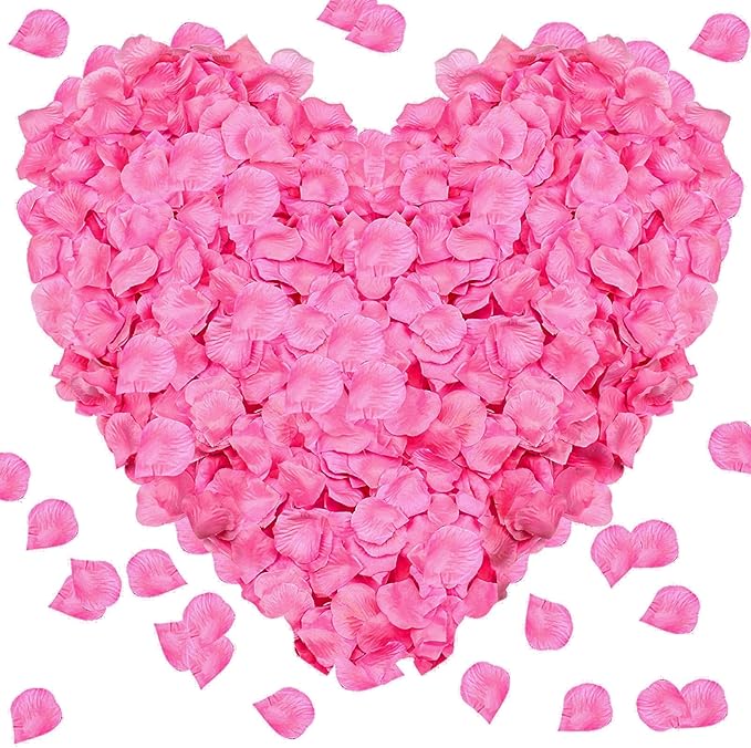 1000Pieces Rose Petals, Artificial Flower Petals Fake Rose Petals by Pyrrhiax