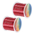 2-Rolls 0.4mm Jewelry Wire, 26 Gauge 328FT Craft Wire Copper Beading Wire by MMETERXITY