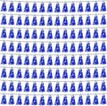 8P Blue Foil Fringe Metallic Tassel Streamers Banner Tassel Garland by HYSILLA