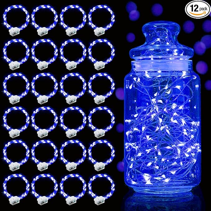 Aogist Led Fairy Lights 3 Modes Battery Operated String Lights Waterproof by Aogist
