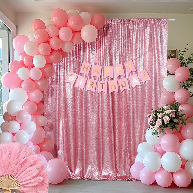 SquarePie Sequin Backdrop Curtain Not See Through Thick Glitter Background - Image 3