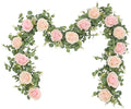 Dolicer 2Pcs 13Ft Artificial Eucalyptus Garlands by DolicerLANDSCAPEQ