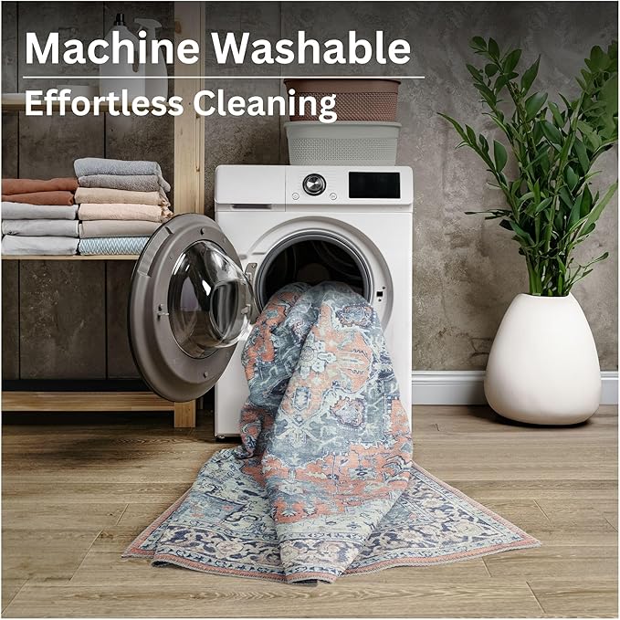 Bloom Rugs Washable Non-Slip 7 ft Runner - Image 9
