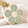 Flower Pillow, Soft Flower Shaped Floor Cushion, Flower Decorative Throw Pillow by Kcvvcr