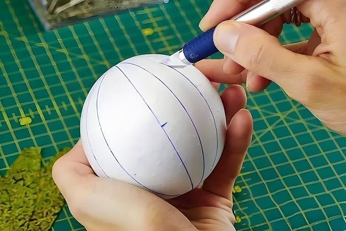 Crafare 5 Inch Foam Balls White 2Pack - Image 2