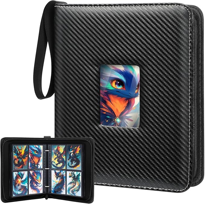 Trading Card Binder 4 Pocket by JKEEMI