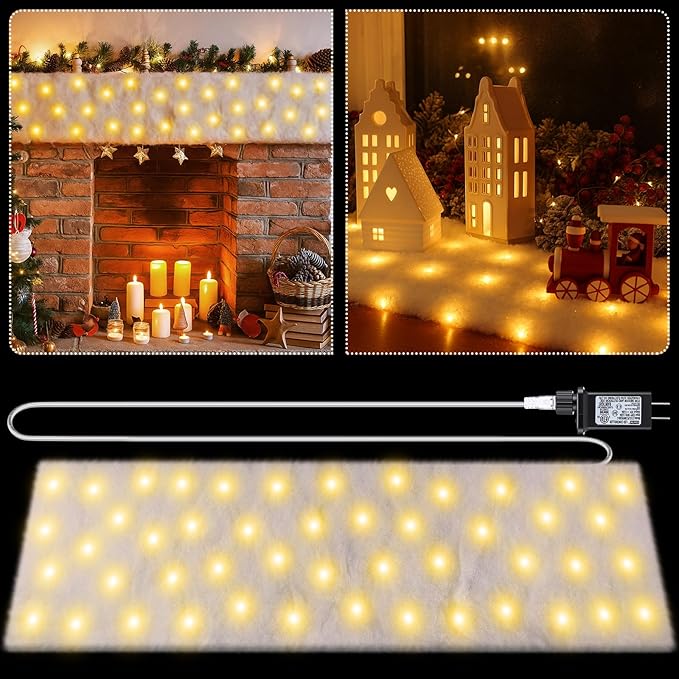 VIHOSE Christmas Snow Blanket by VIHOSE