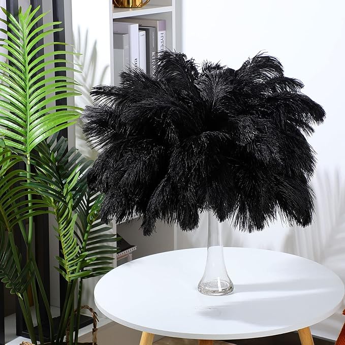 80 Pcs Large Natural Ostrich Feathers Plumes 14-16 Inch Bulk - Image 4