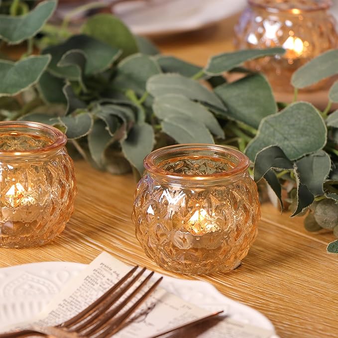 DARJEN 48Pcs Gold Votive Candle Holders - Image 4