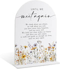 Memorial Table Sign for Wedding, Boho Floral Until We Meet Again Sign, Wedding by Unknown