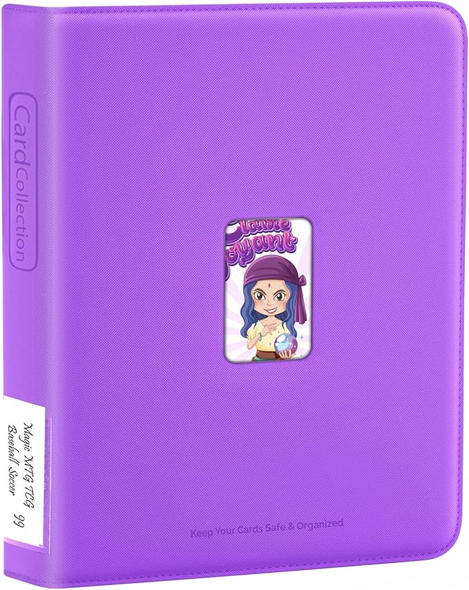 Premium ZiP Trading Cards Binder 9 Pockets, 936 Cards, Large Cards Book Album by Unknown