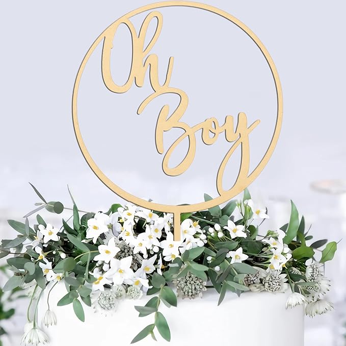 Oh Boy Cake Topper by MRAPPY
