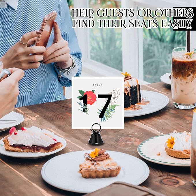 24 Pcs Table Number Holders Place Card Holders - Image 7