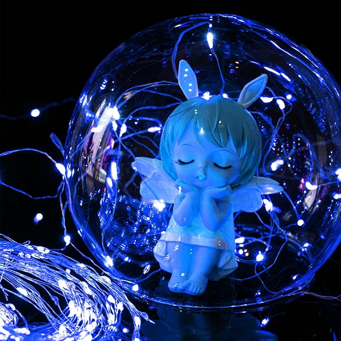 WATERGLIDE 12 Pack Fairy Lights Battery Operated, 7 ft 20 LED Mini String Lights - Image 6