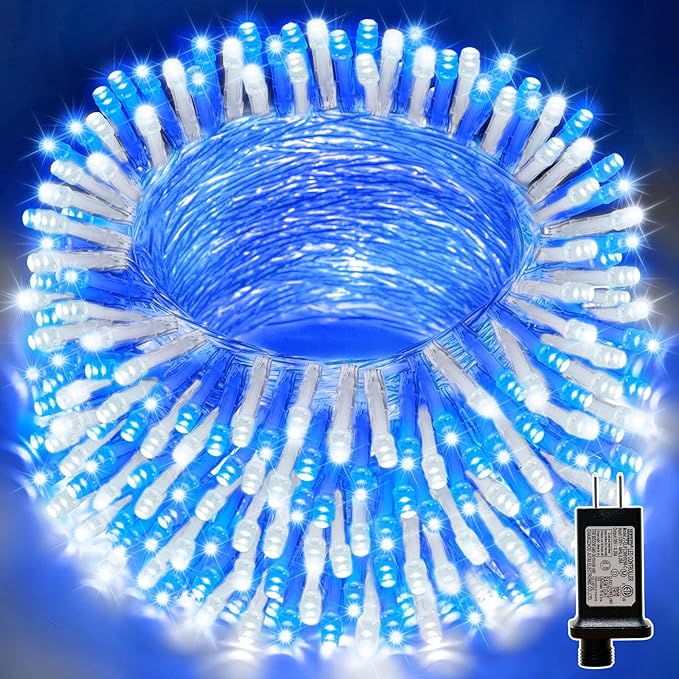 LAMPHOME 33ft Christmas Decorative Mini Lights, 100 LED Transparent Wire Fairy by ULL